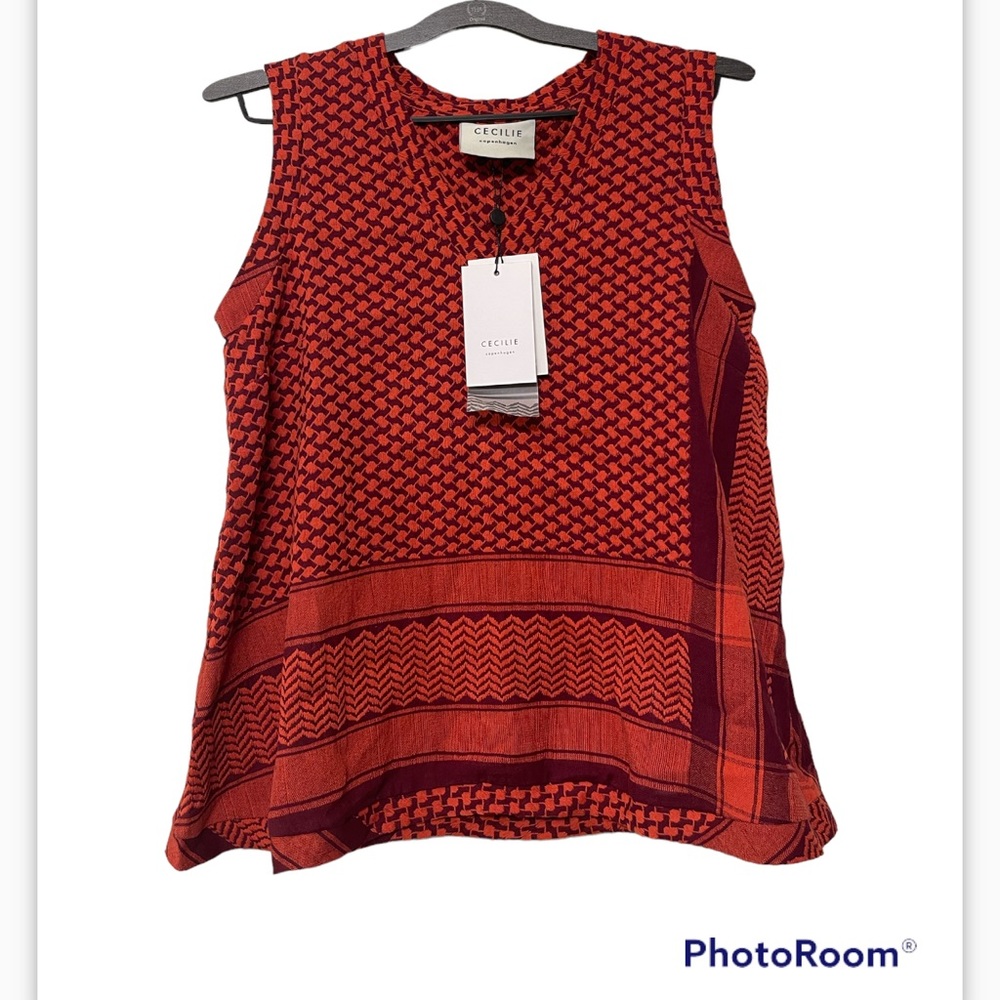 Cecilie Copenhagen sleeveless shirt XS NWT